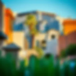 Vibrant streets of a Phoenix neighborhood showcasing local architecture