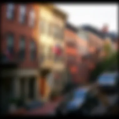 Historic Treasures on Acorn Street Historic buildings lining Acorn Street