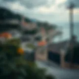 A picturesque coastal town showcasing affordable housing options