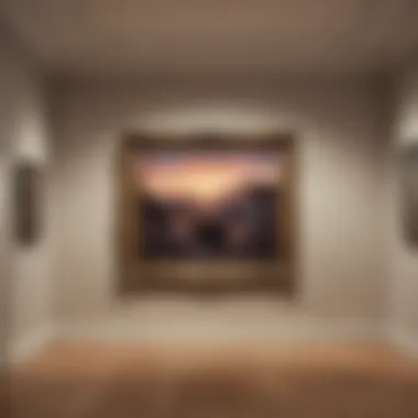 Showcasing the Impact of Thoughtful Art Placement Final view of a beautifully hung gallery wall