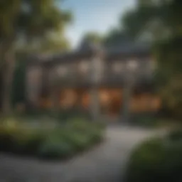 Exterior view of Armistead Gardens showcasing its unique architectural design