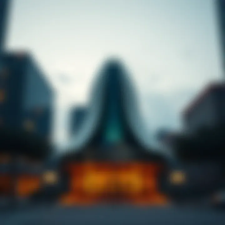 Iconic cultural landmark in Dallas reflecting artistic flair