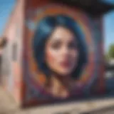 Vibrant street art in South Congress