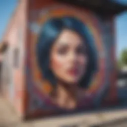 Vibrant street art in South Congress