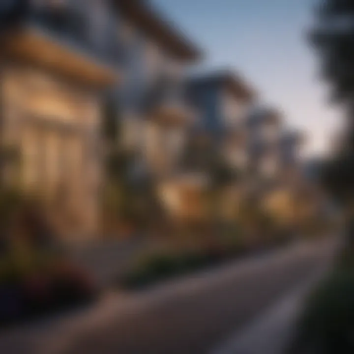 Vibrant community scene in a Bay Area neighborhood