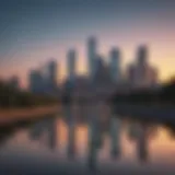 A scenic view of downtown Dallas showcasing modern architecture.