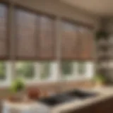 Diverse Materials of Kitchen Blinds A variety of kitchen blinds in different materials