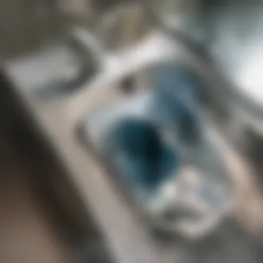 Clean bathroom sink after successful unclogging