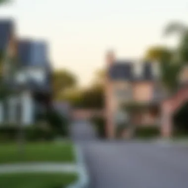 A picturesque street lined with charming homes in a Dallas suburb