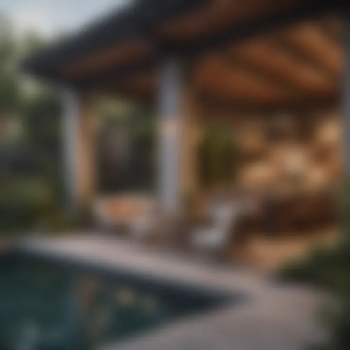 Cozy outdoor space reflecting aesthetic living