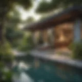 A serene bungalo surrounded by lush greenery