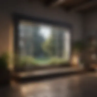 Graphical representation of square meter conversions