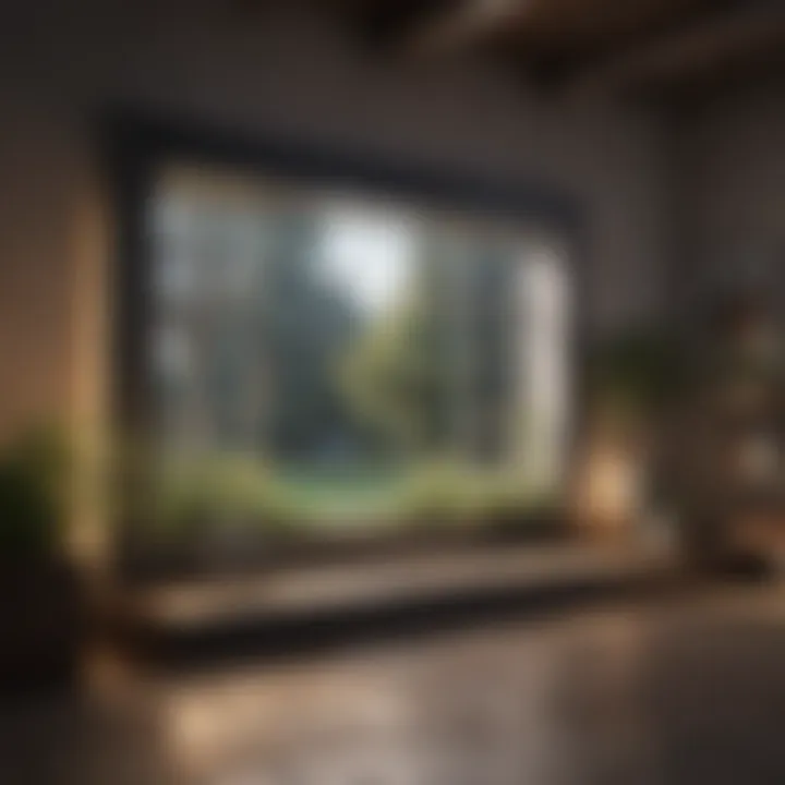 Graphical representation of square meter conversions