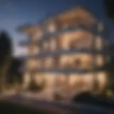 Stunning architectural view of City View Terrace Apartments showcasing modern design