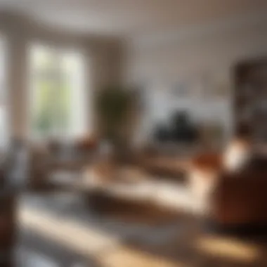 Creating a Welcoming Living Space Freshly cleaned living room with organized decor