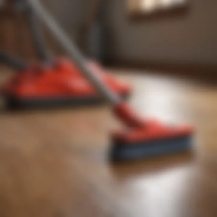 Tools used for cleaning hardwood floors naturally