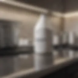 Preparation of bleach solution for dishwasher cleaning