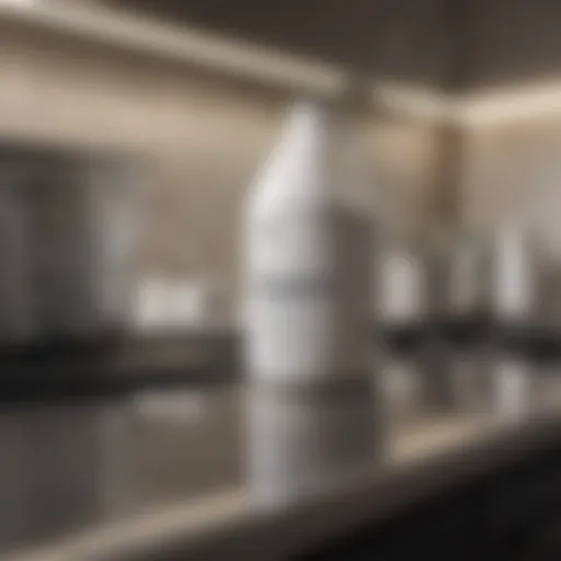 Preparation of bleach solution for dishwasher cleaning