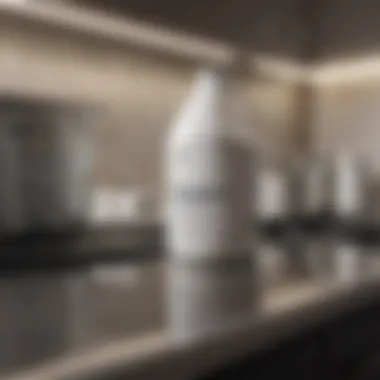 Preparing the Bleach Solution Preparation of bleach solution for dishwasher cleaning