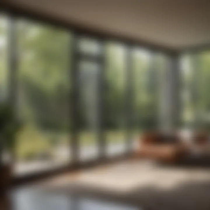 A well-maintained living space with natural light streaming through clean windows