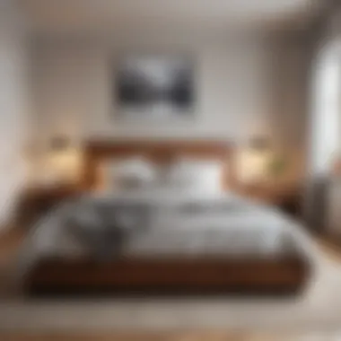 Refreshing and organized bedroom after cleaning