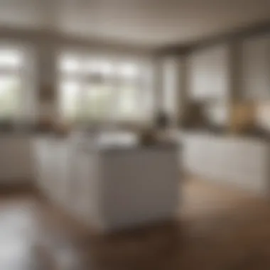 Sparkling kitchen surface post-deep cleaning