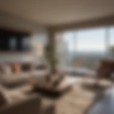Modern Room Interior in San Diego Cozy room interior showcasing modern furnishings and decor