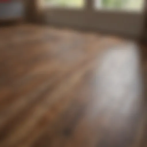 Elegant laminate flooring showcasing design versatility