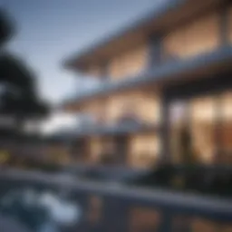 Elegant turnkey home showcasing modern architecture