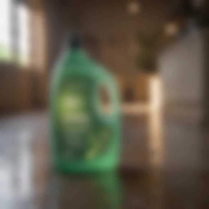 Eco-friendly cleaning products promoting sustainability