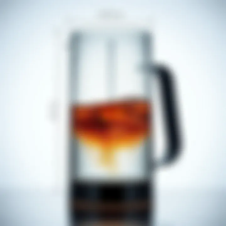 A pristine kettle filled with crystal clear water ready for brewing