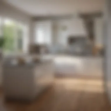 Neatly arranged kitchen with gleaming surfaces