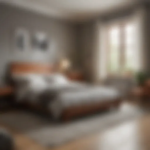 A well-organized and clutter-free bedroom