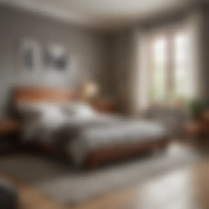 A well-organized and clutter-free bedroom