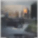 A moving truck parked in front of a house, ready for loading.