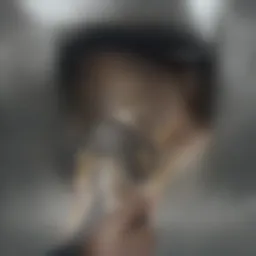 A person cleaning a dryer vent tube