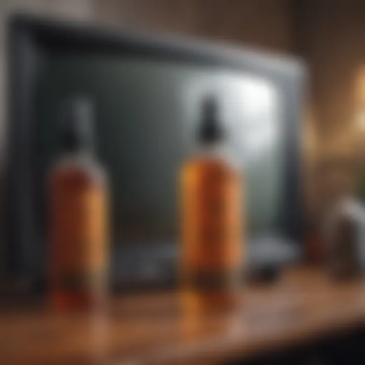 A bottle of homemade TV cleaner