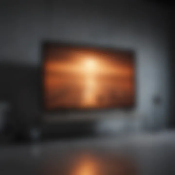 Streak-free TV screen after cleaning