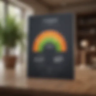 Conceptual representation of credit score growth
