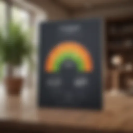 Conceptual representation of credit score growth