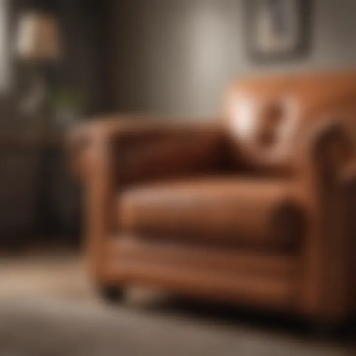 Upholstered furniture after cleaning