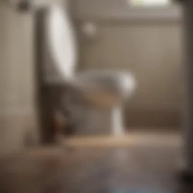 Essential Unclogging Tool Plunger resting beside a toilet
