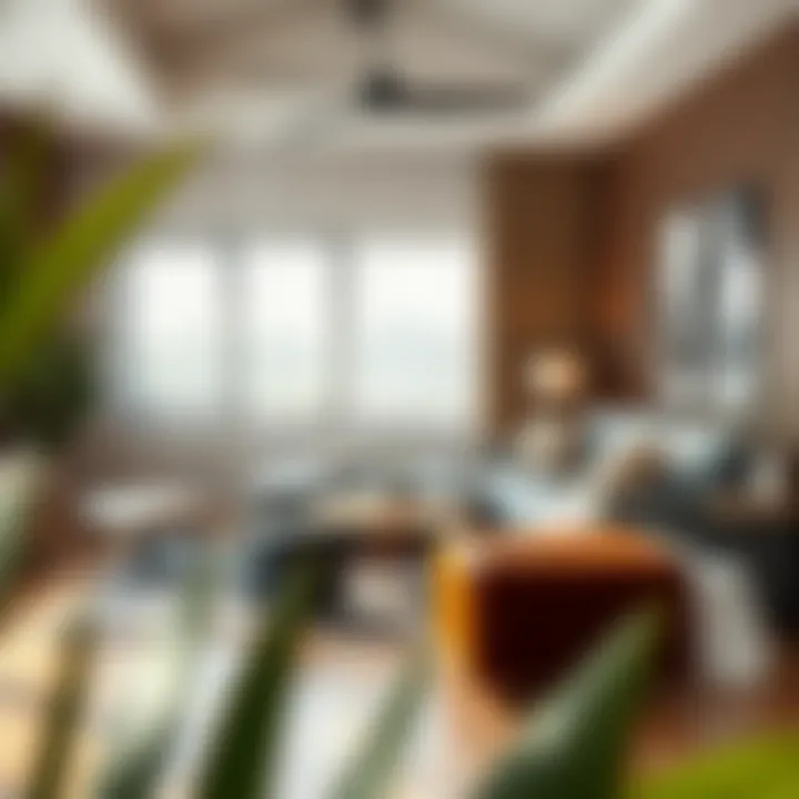 Chic Living Room Essentials Stylish living room setup with multifunctional furniture