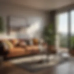 Cozy living space with stylish décor
