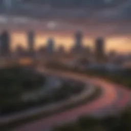 Beautiful skyline of San Antonio showcasing modern architecture