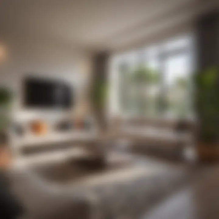 Stylish apartment interior designed for comfort