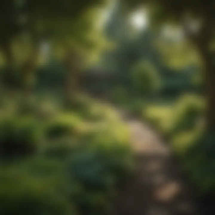 Beautifully landscaped parks in the Northwest District