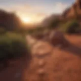 Stunning sunset over Sedona's red rocks