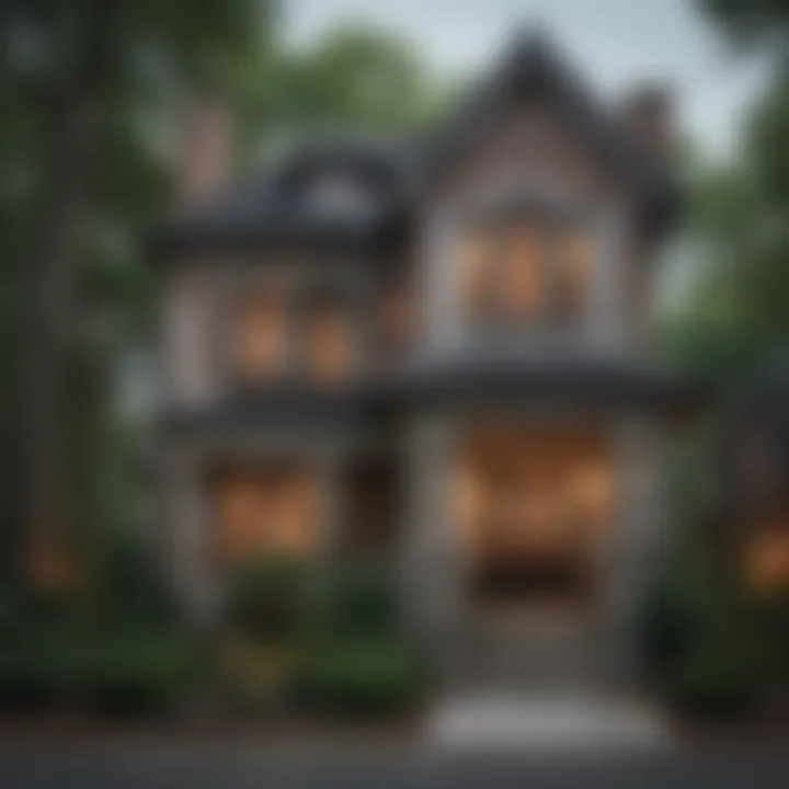Charming historic architecture blending with contemporary designs in an Atlanta district