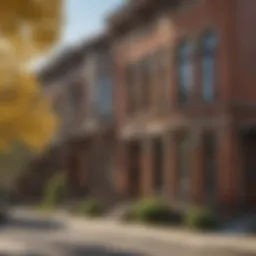 Charming street view showcasing historic architecture in Denver